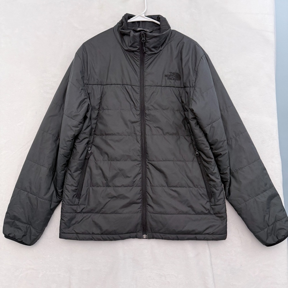 The North Face Jacket Mens M Gray Full Zip Junction Insulated Lighweight